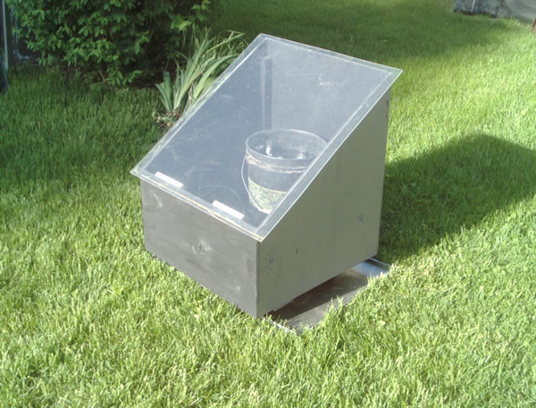 simple diy bucket solar water heater